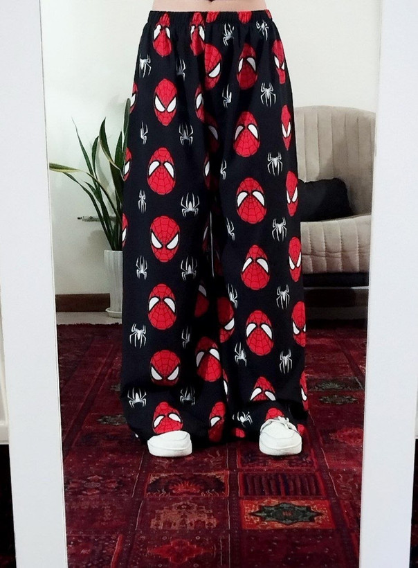 پیژامه پینترستی طرح مرد عنکبوتی spiderman اسپایدر من
